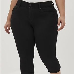 Black Crop Jeggings